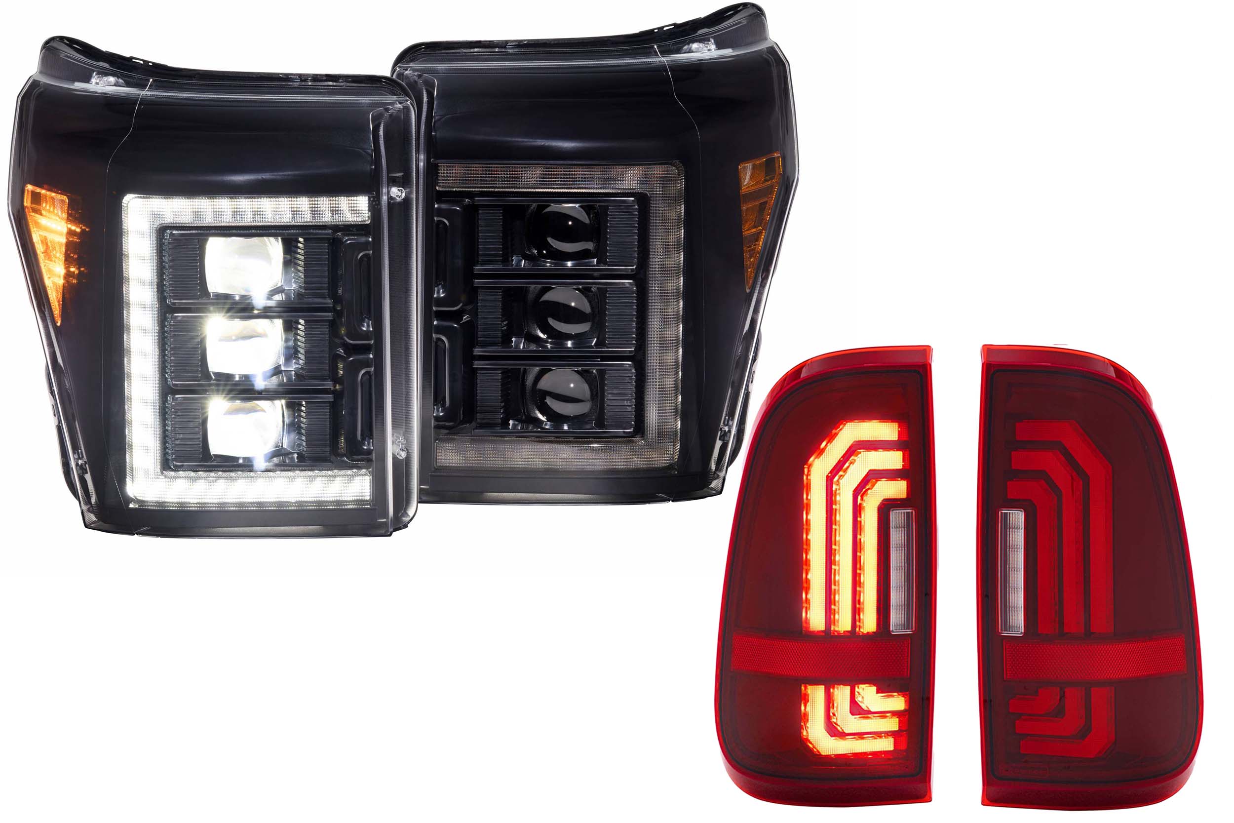 Ford F-350 Super Duty (11-16) Headlight & Tail Light Combo